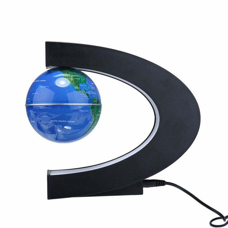 Luminária Globo Terrestre por Levitação Magnética